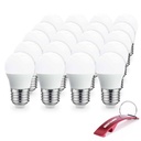 Lote de 40 lámparas esférica Led E27 5W 3000K GSC Evolution
