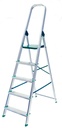 Escalera de aluminio doméstica 5 peldaños DOM05 Plabell
