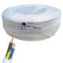 Cable manguera redonda 3x1mm blanco (rollo de 100 mts) Ibercable
