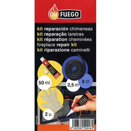 Kit de reparacion chimenea y estufa diametro 8 OKFuego