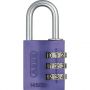 Candado de combinacion 30mm lila Abus