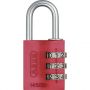 Candado de combinacion 30mm rojo Abus