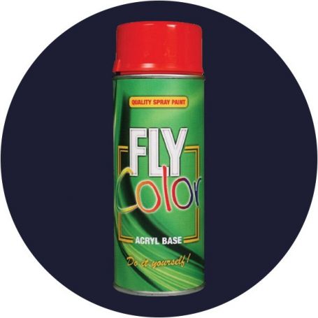 Pintura Fly en spray brillo ral 5003 azul zafiro 200ml Motip