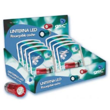 Linterna led recargable merchero coche 1 unidad GSC Evolution