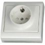 Base sucko TT superficie 80x80mm blanco 16A 250W GSC Evolution.