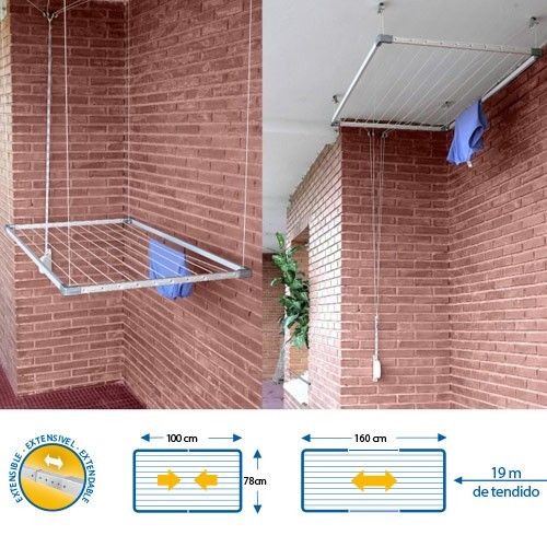 Mártir Vicio Comprimido ▷ Comprar Tendedero tezno-techo extensible Cuncial | Bricolemar