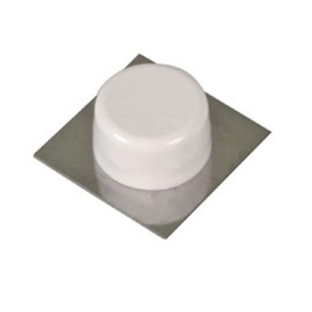 Tope pertua adhesivo blanco/inox modelo 405 Amig