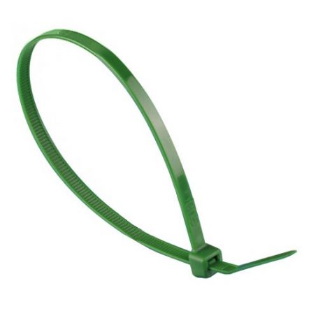 Brida nylon verde 100x2.5 (bolsa 100 uds) damesa