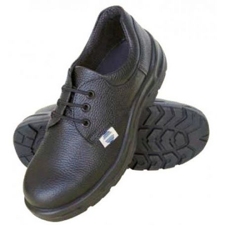 Zapato de seguridad talla 40 piel negra con cordones SA-1019 Chintex