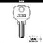 Llave seguridad laton modelo DOM-39