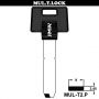 Llave seguridad laton modelo mult2p (bolsa 10 unidades) JMA