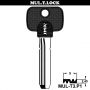 Llave seguridad laton modelo mult3p1 (bolsa 10 unidades) JMA