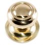 Pomo puerta aros 70mm laton pulido Micel