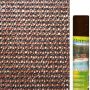 Malla de Ocultación Marrón 1.5x10 Extranet 80% Intermas