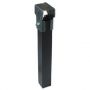 Juego patas somier 30x40 con ruedas negro (4 unidades) Micel