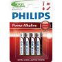 Pila alcalina LR3 Power Alkaline Philips (4 unidades)
