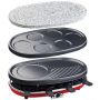 Raclette-Grill para 8 personas RP418 4 en 1 1500W H.Koenig