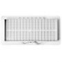 Rejilla shunt plástica con mosquitera 25x12cm blanco Kallstrong