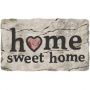 Felpudo goma Dintex 45x75cm Flock Home Stone