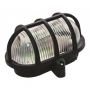 Aplique exterior plástico oval negro IP44 Mercatools