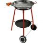 Set Andreu paellero gas + paella 46cm + soporte con ruedas y bandeja Garcima