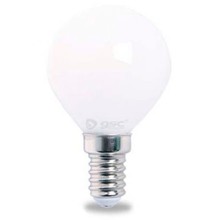 Lampara esferica led 4 w e14 6000k serie cristal gsc