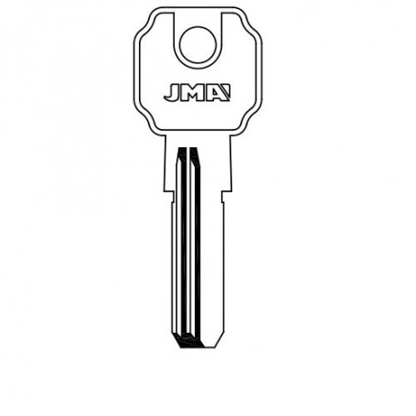 Llave seguridad laton mod lin19d (bolsa 10 unidades) JMA