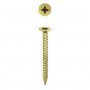 Tornillo para aglomerado 4,5x60 bicromatado pozidriv pz cabeza plana (200 unds) Heco