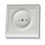 Base superficie sin pozo 80x80mm blanco 16A 250W GSC Evolution