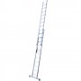 Escalera industrial de aluminio 2 tramos 11 peldaños Persum Serie 10