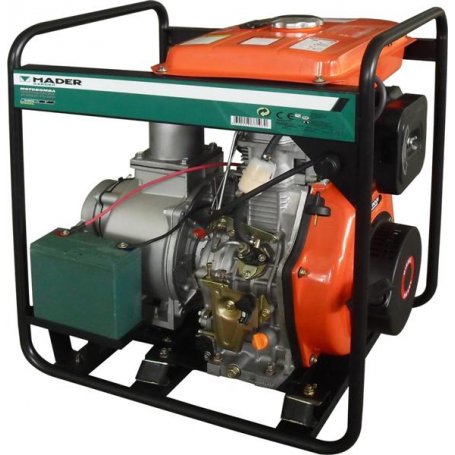 Motobomba diesel 4T 418cc 3.3HP 4" Mader