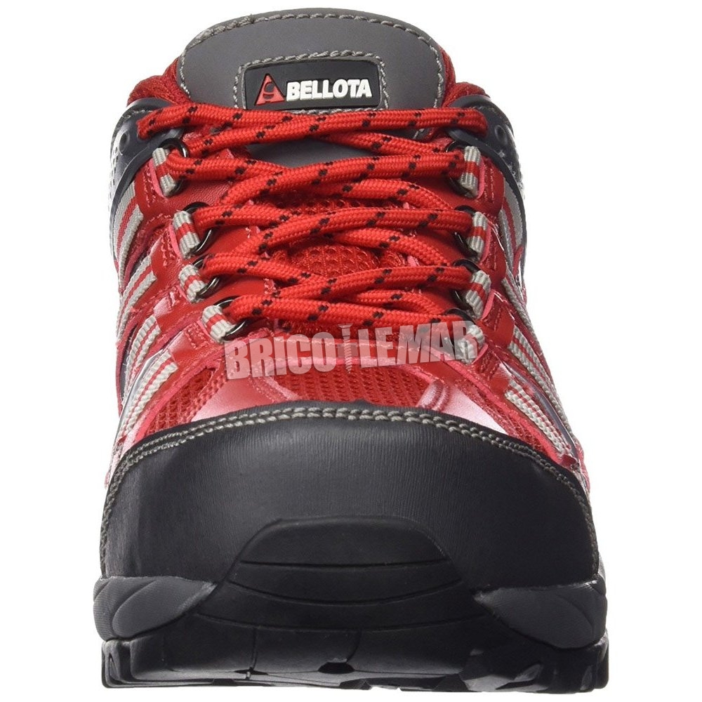 ▷ Comprar Zapato de seguridad Trail rojo talla S1P Bellota | Brico...
