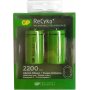 Bateria recargable recyko c 2200mha blister 2bat gp