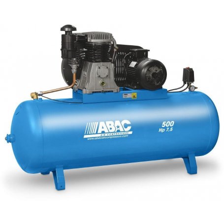 Compresor de pistón correas 2 etapas ABAC PRO B6000-500 FT7,5de 7,5HP 500 litros