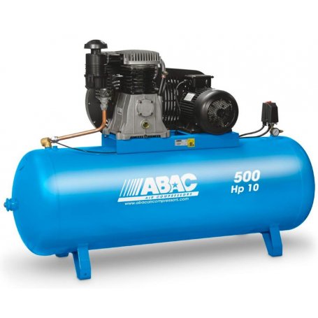 Compresor de pistón correas 2 etapas ABAC PRO B7000-500 FT10 (S/T)* de 10HP 500 litros