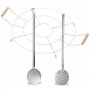 Set accesorios para paellas (espumadera y paleta largas + porta-paella 40cm) Garcima-FCDB-Kabra