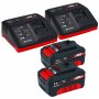 Kit de 2 baterías Power X-Change 18V 3.0Ah con cargadores Einhell (Ahorro Pack)