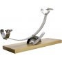 Jamonero INOX con balancín base de madera Flores Cortés