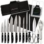 Set de 12 piezas cuchillos Manhattan y utensilios de cocina en bolsa de transporte Arcos