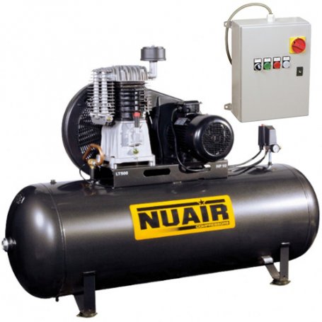 Compresor de pistón NB10/10/FT/500 10HP 500Lts 11bar doble etapa Nuair