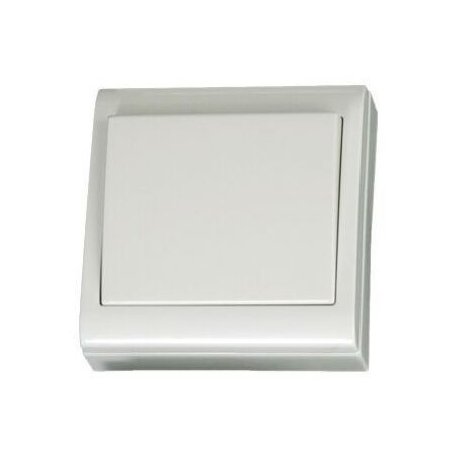 Interruptor superficie blanco 80x80mm 10a 250v gsc