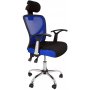 Silla de estudio azul Carla Furniture Style