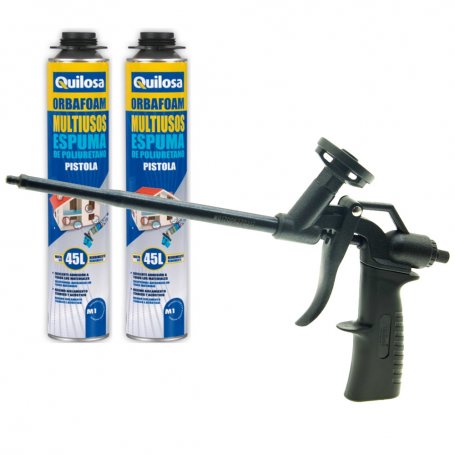 ▷ Comprar Kit de pistola para espuma Orbafoam Pro Grafito PU + 2 cart