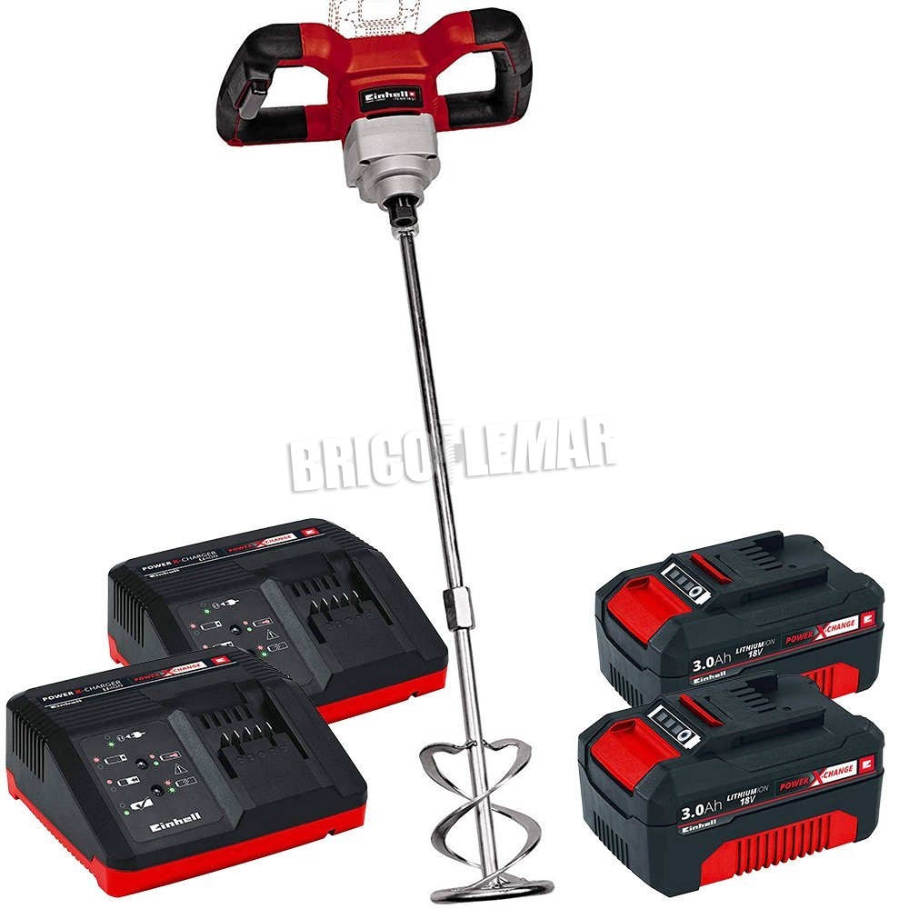 Comprar batidor pintura batería TE-MX 18 LI SOLO + 2 baterías 1...