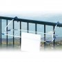 Tendedero para terraza o balcones 105x55x13.5cm Cuncial