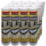 Silicona Universal transparente Soudal caja de 12 cartuchos