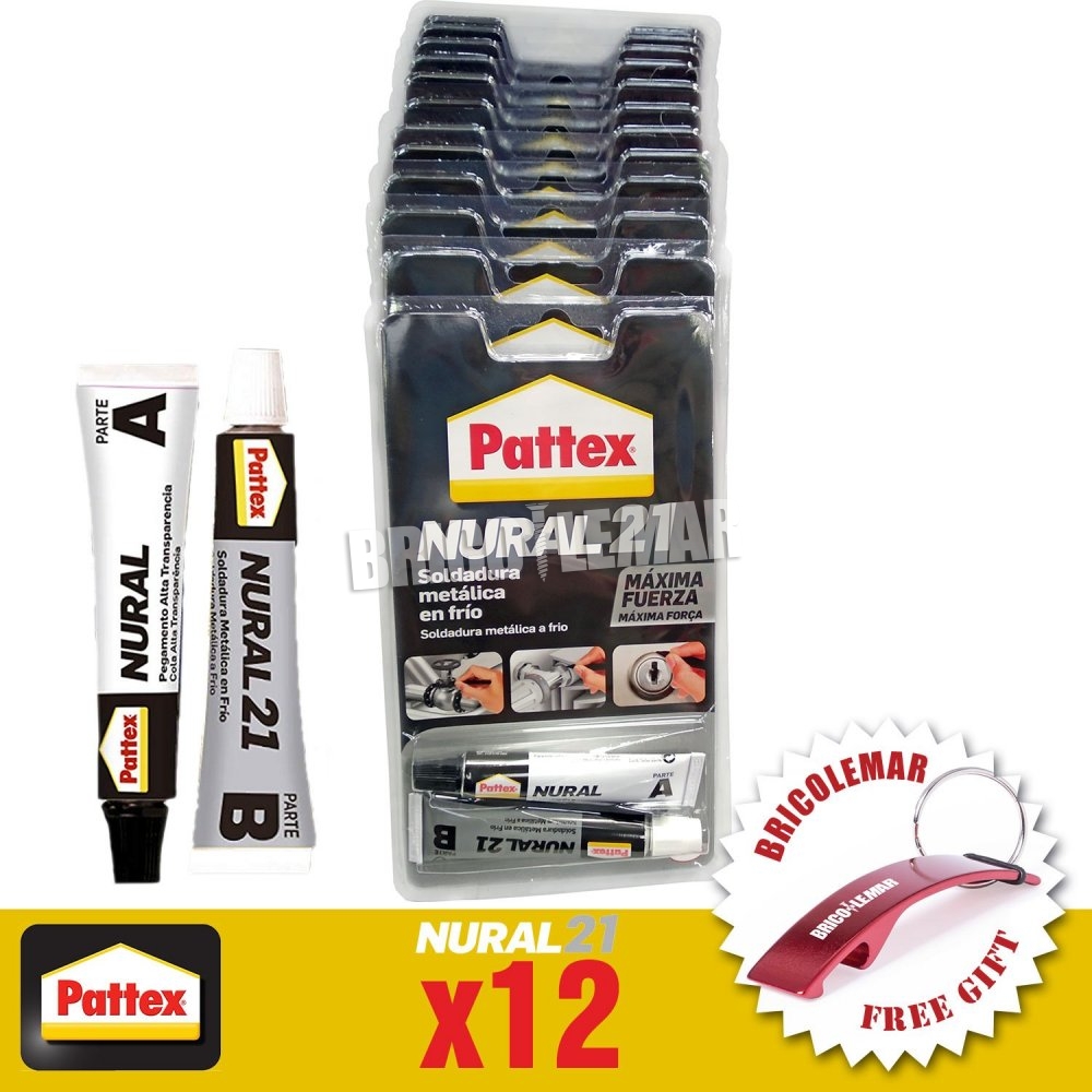 Contribuyente innovación profundo ▷ Comprar Pattex Nural 21 soldadura en frio caja 12 unidades | Bricol...