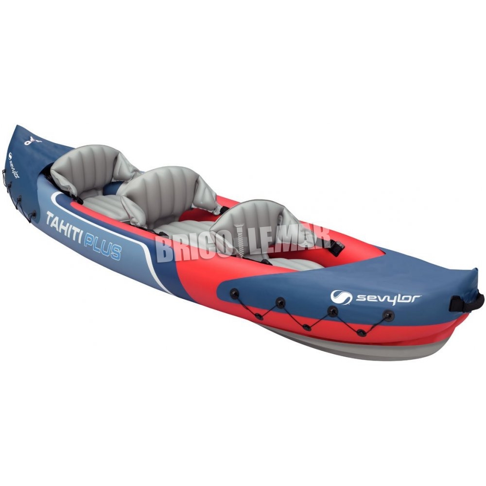 ▷ Kayak inflable Tahiti Plus 3 plazas Sevylor Bricolemar
