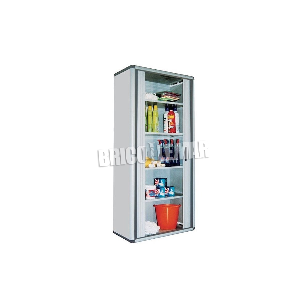 ▷ Comprar Armario de resina Easy Roll AP02 4 estantes puertas correde