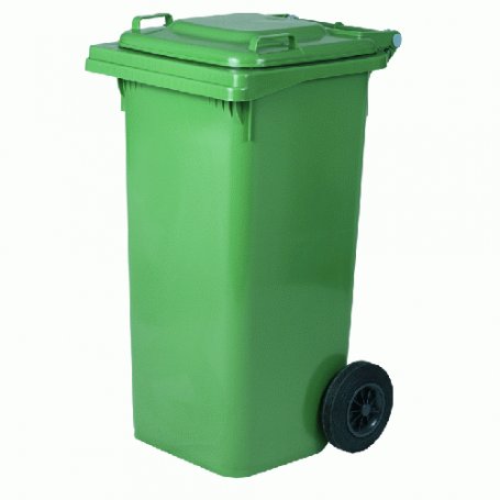 Contenedor 240 litros con tapa ruedas verde 72x58x106cm CV240 Maiol